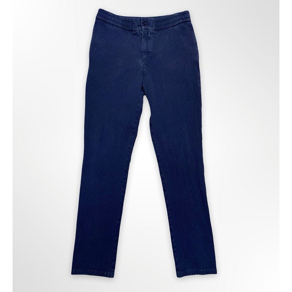 Orlebar Brown Cornell Pants Size 32 Navy Textured Drawstring Fits About 32x30